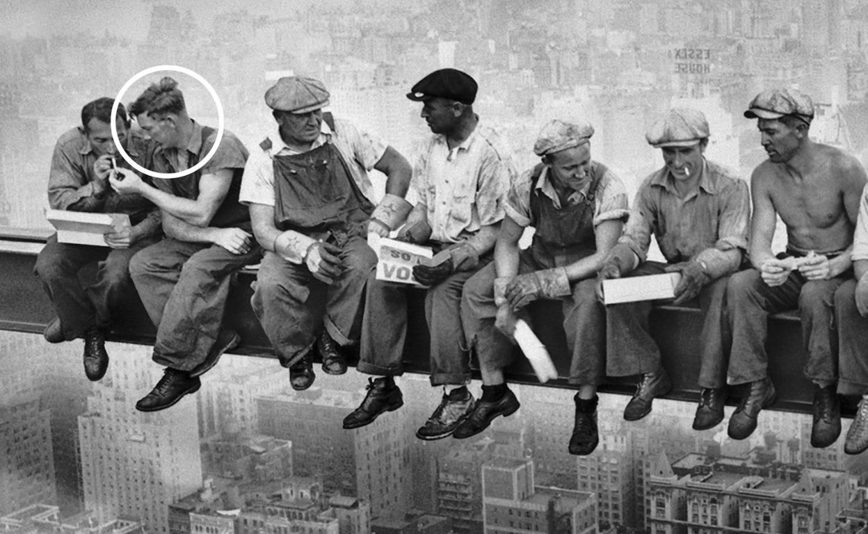 Cómo acabó un vasco almorzando en la foto más famosa de los rascacielos de Nueva York